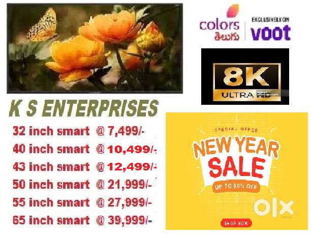 32 inches  SMART LED TV, FULL HD IN 7499/- ONLY.