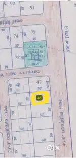 Plot no 46   40 ft road with near by house
