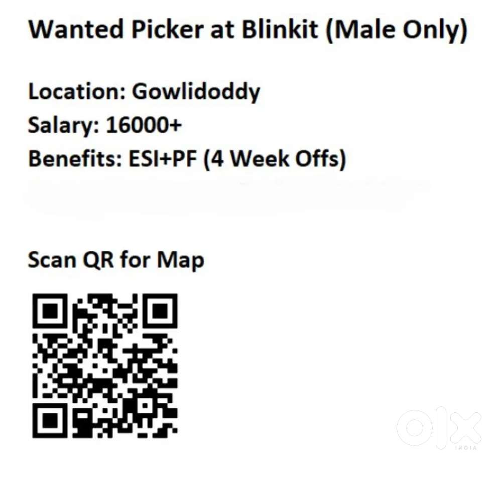 Urgently Hiring for Picker at Blinkit