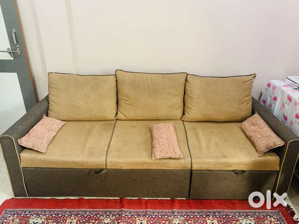 Sofa cum bed with memory foam