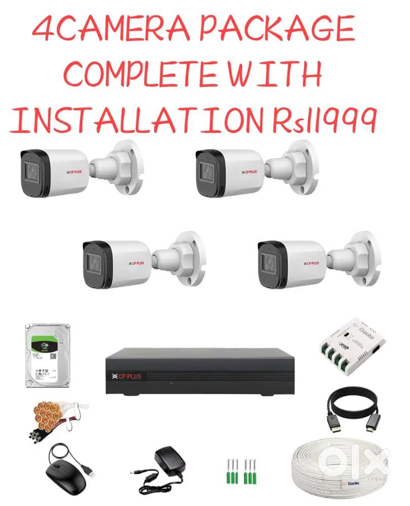 Cctv camera Rs. 350 installs if have u material n service