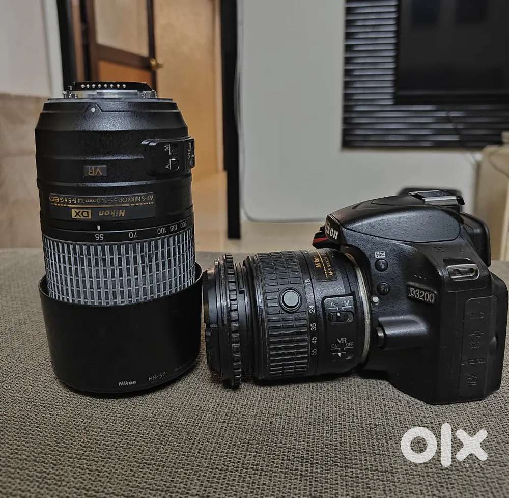 Nikon D-3200 Kit & extra lens
