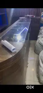 Wooden counter
