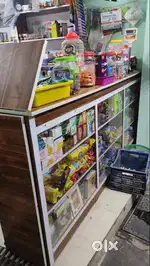 Show case with glass