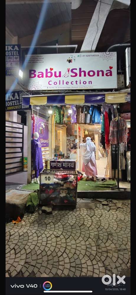 Ladies or mens kapdo ki shop ke liye anubhavi ladka ladki chaiye