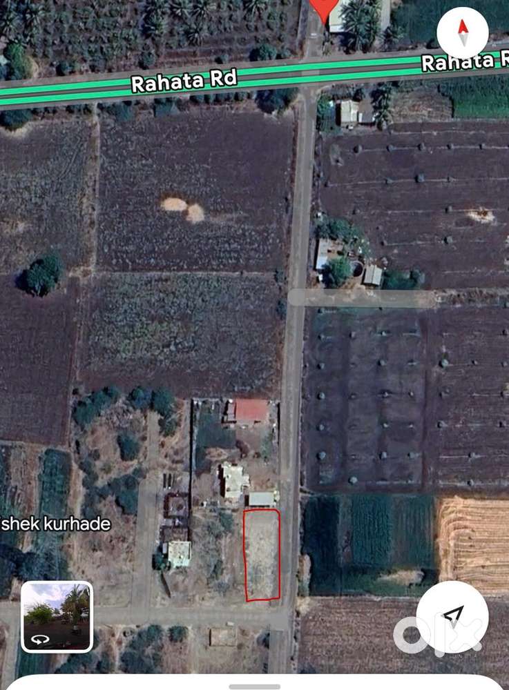 Road touch NA plot in rahata for sell