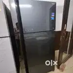 Hitachi 680 litre toughened glass inverter biggest  inverter fridge.