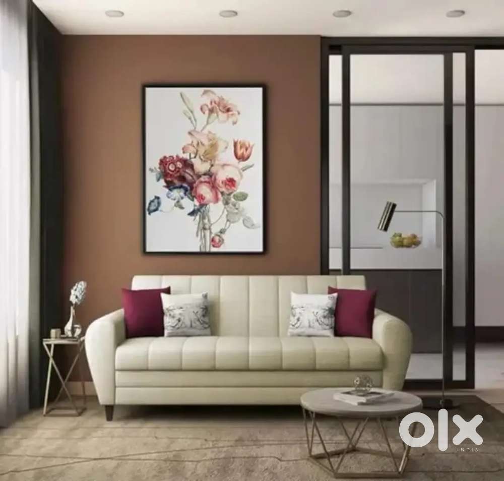 Torque - Bali 3 Seater Fabric Sofa  Living Room Bedroom  Furniture