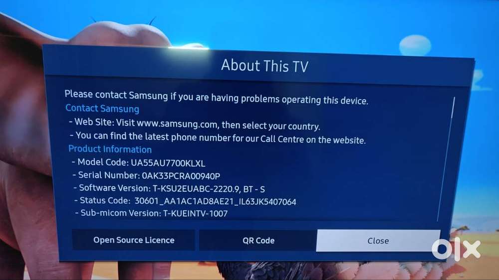 Samsung smart TV 55 Inch