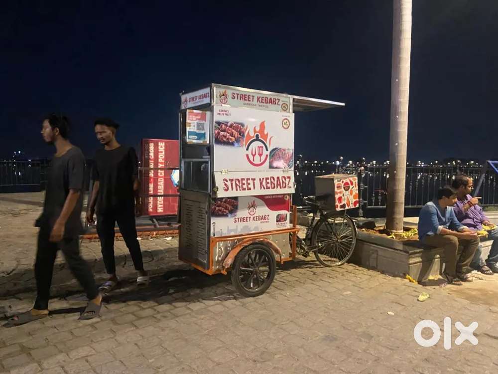 Tricycle Kebab cart
