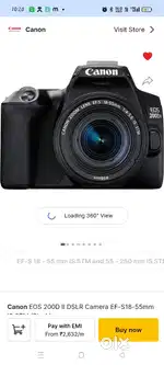 Canon EOS 200D2 all set