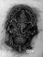 Ganesh ji ka Sketch