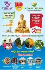 Farm land and DTCP approved plots for sale in Janagaon wadicherlla