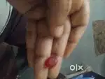 Natural ruby dark pink