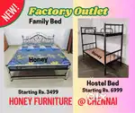 Steel Cot Bed Mattresses sales - Hostel Bunker Beds Sales, PG Bed sale