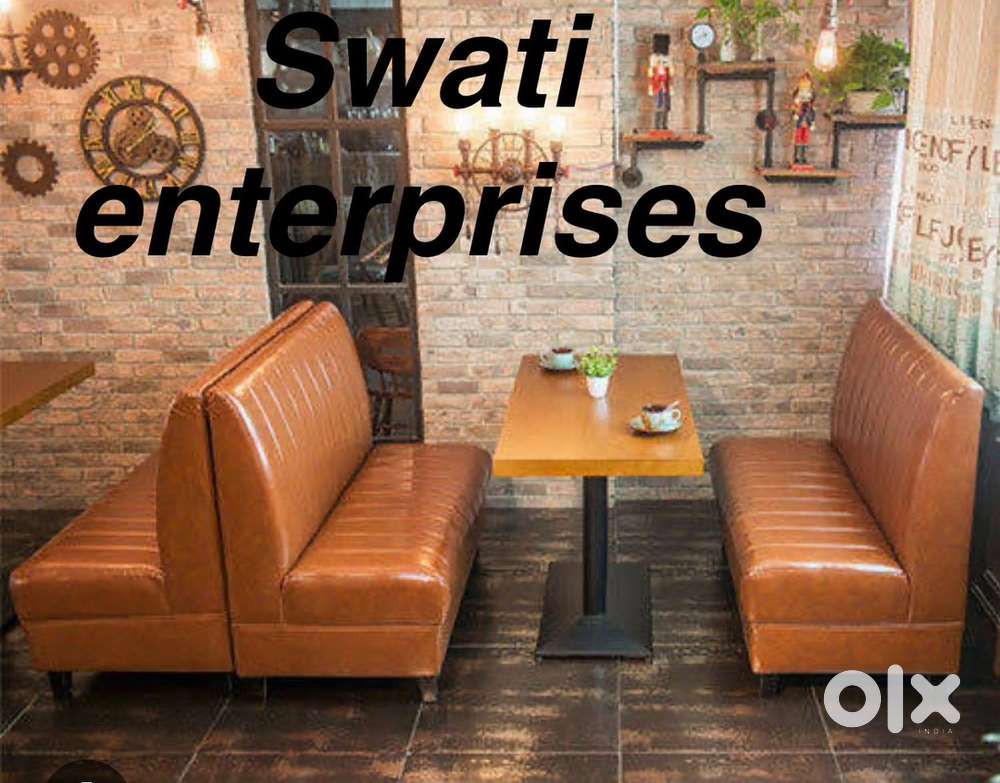 New stylish look cafeteria sofa couch restaurant cafe furniture