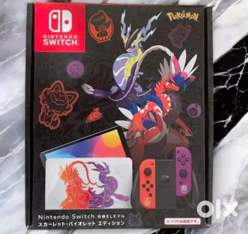 Nintendo Switch OLED

ConsolePokémon Scarlet & Violet

EditionBox Usef