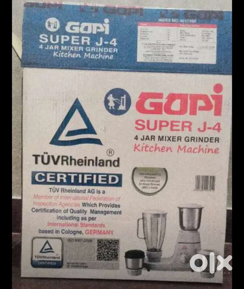 New Mixer Grinder 4 Jar