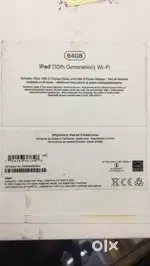 I pad 10th Generation 64 GB SILVER ONLY WIFI