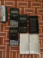 3 sceintific calculators (maped box free)
