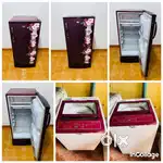 combo Whirlpool 123 Whitemagic machine &Viedecon flower Fridge single