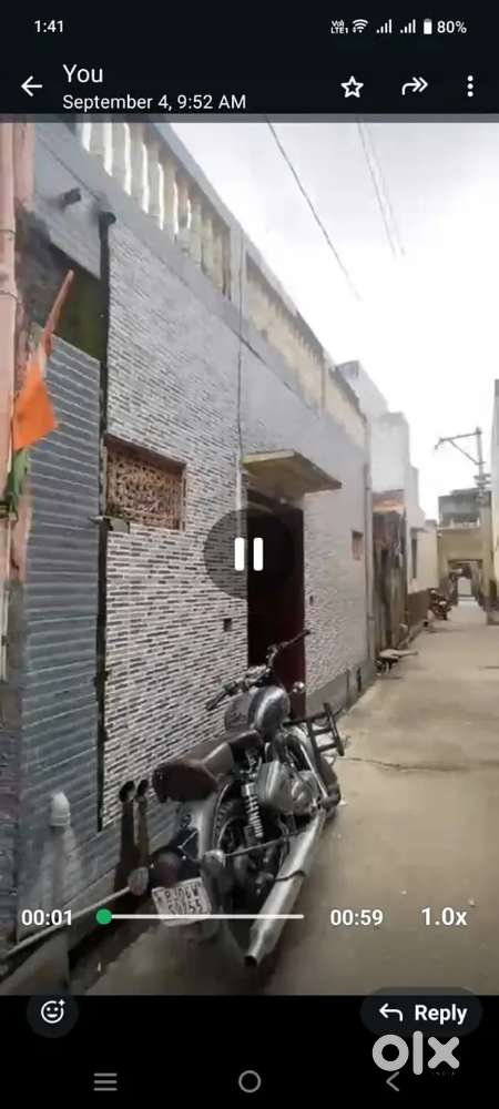 गुलाब बाड़ी तेजाजी की देवली के पास 104 गज में बना हुआ मकान बेचना है।