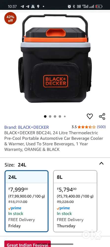 Black+Decker HOT AND COLD Chilller