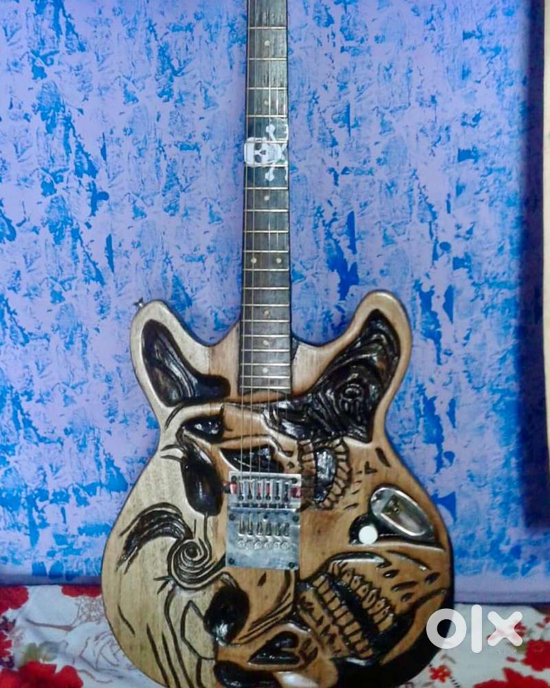 Handmade guitar (showpiece)
