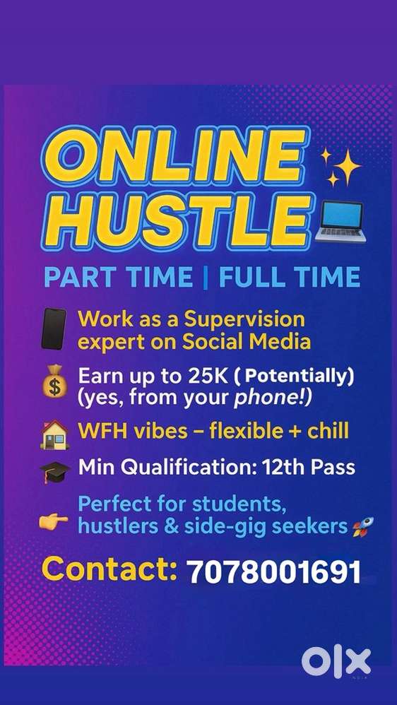 I provide work to the people part time and full time both