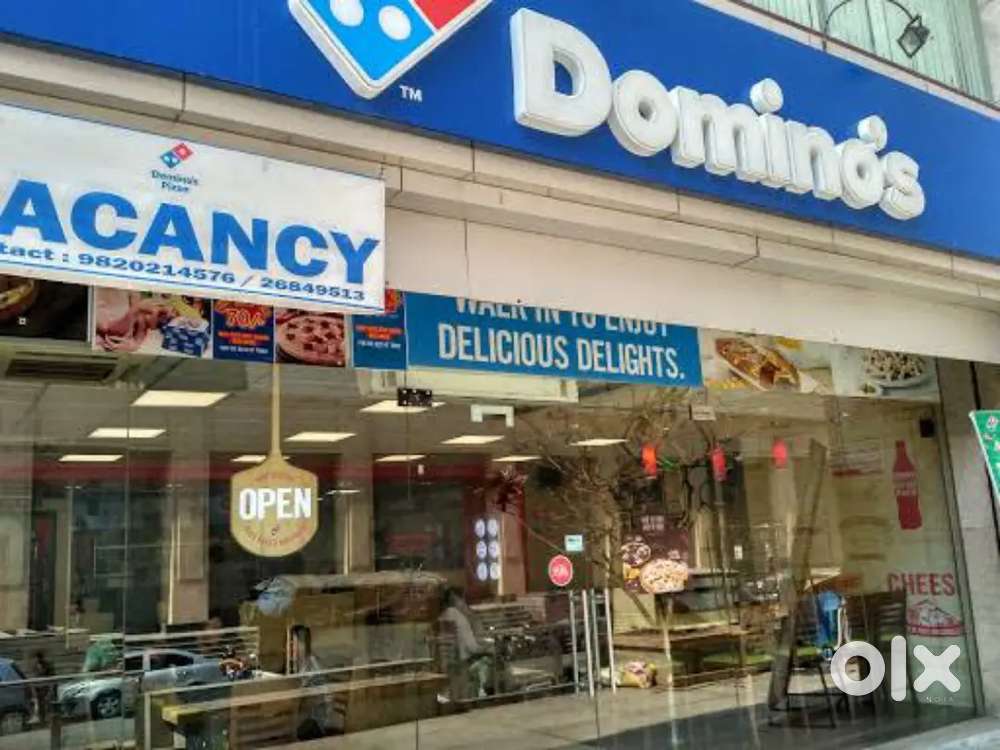 COORDINATES TO HR TANU MA'AM  DOMINOS STORE VACANCY AVAILABLE !!