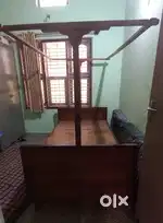 Pure teakwood cot