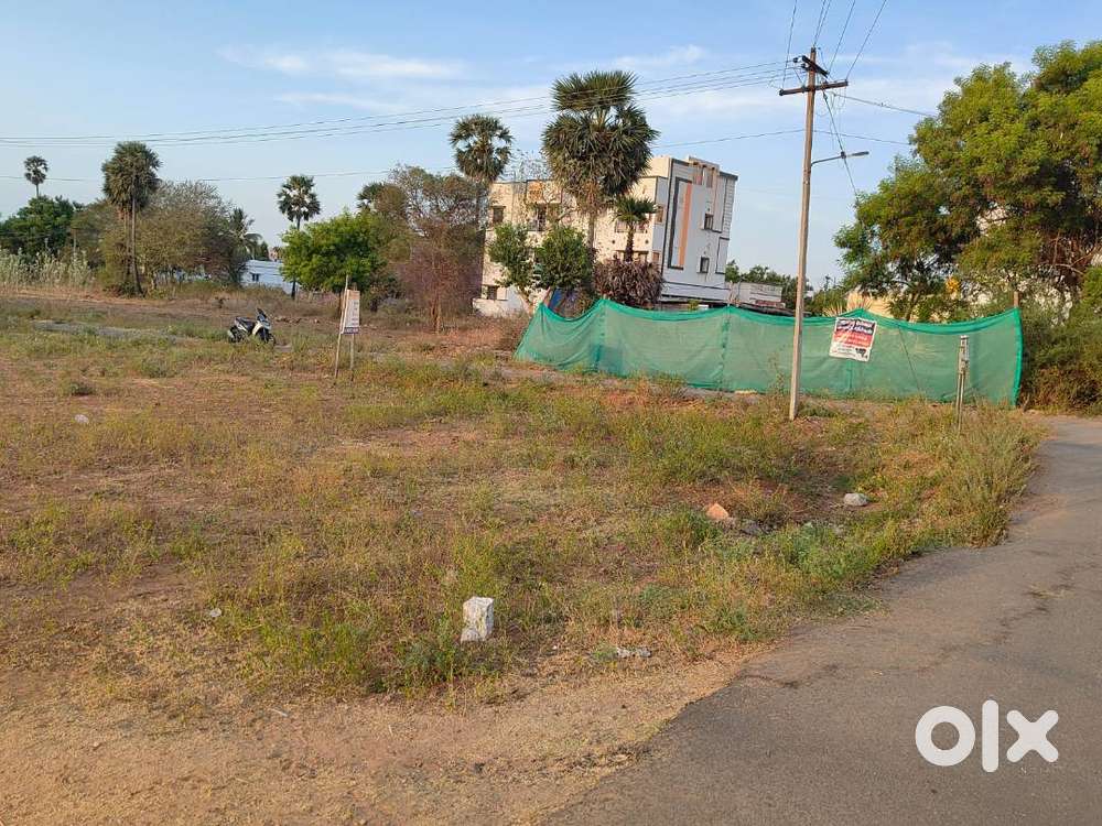 5.82 cent-Three side road Plot Land for sale: East-North Corner