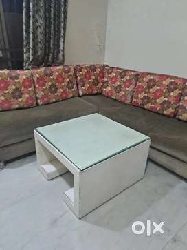 Sofa with center table