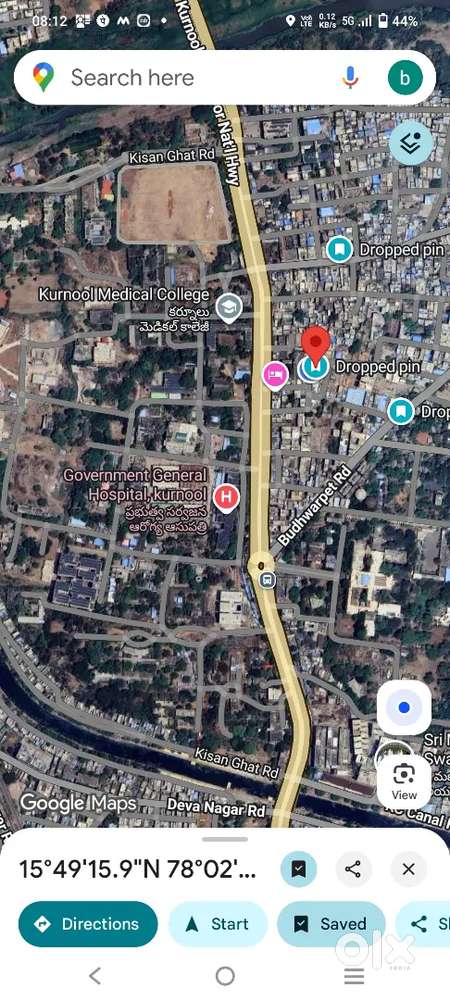 3.5 cents land near kurnool government hospital,budhwarapeta