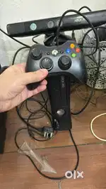 Xbox 360 console with Kinect motion sensor