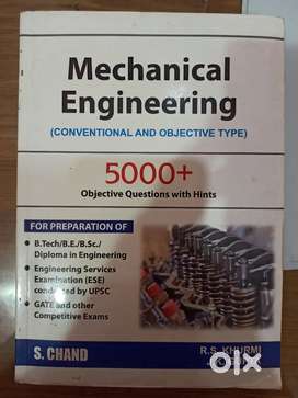 Mechanical Engineering(CONVENTIONAL AND OBJECTIVE TYPE)5000+Objectives