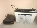 Inverter battery with machine