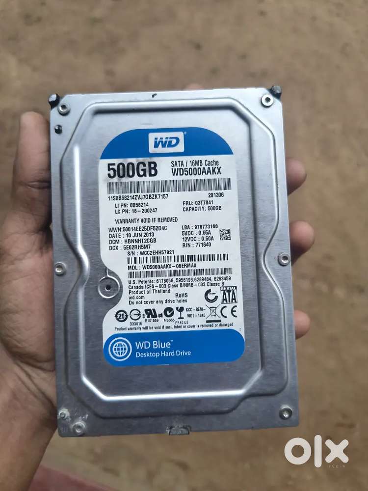 500gb wd harddisk