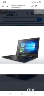 Lenevo ideapad 110 amd 1tb hardisk 8gb ram 2gb graphics