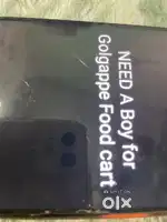 Golgappe sale karne ke liye ladka chahiye