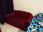 5 Seater Sofa in maroon color very good condition