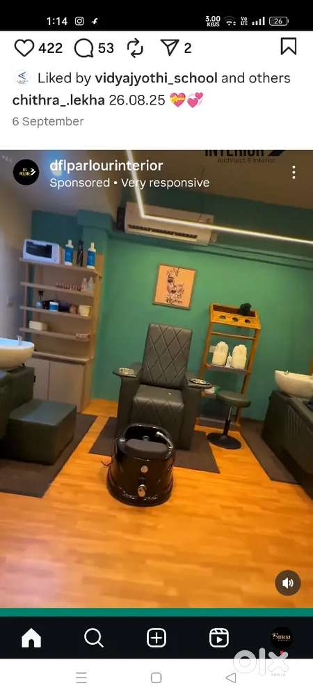 Need a experienced beautician for ladies beauty parlour