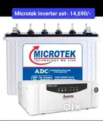 Microtek 150 Ah inverter battery set