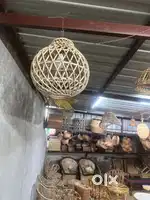 Bamboo relaxing chair/ Lamps/ Iron stool frame/ shoe rack/ Mudha stool