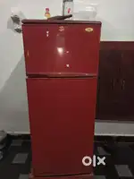 Bpl brand fridge maroon colour double door fridge
