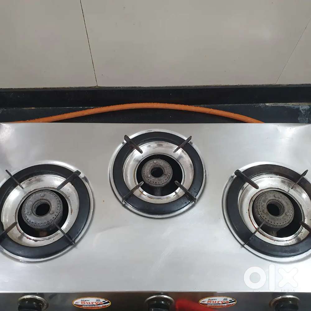 3 burner gas stove