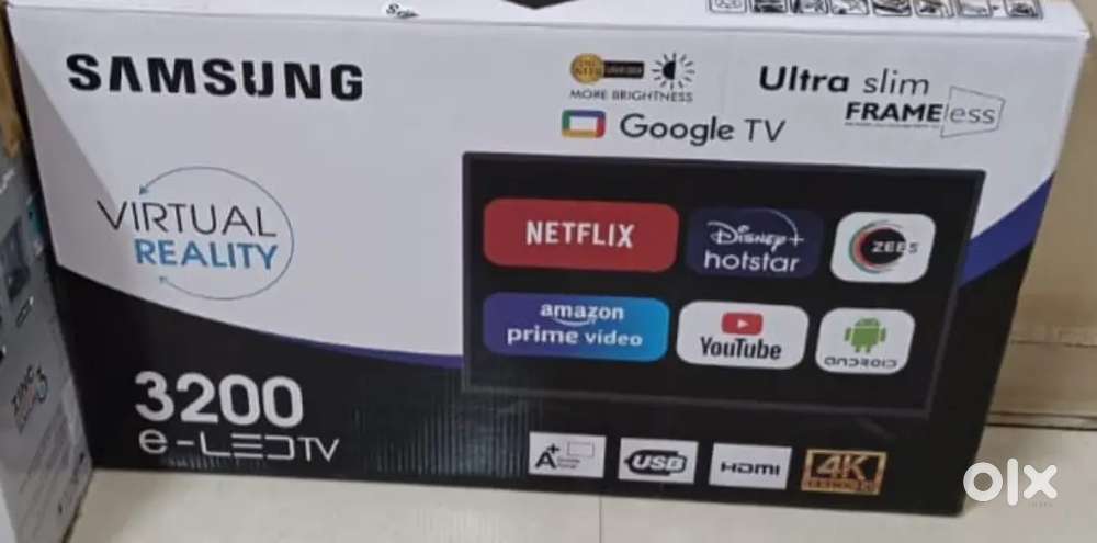 Samsung Androidtv 15day old and Usha water dispenser and tower speaker