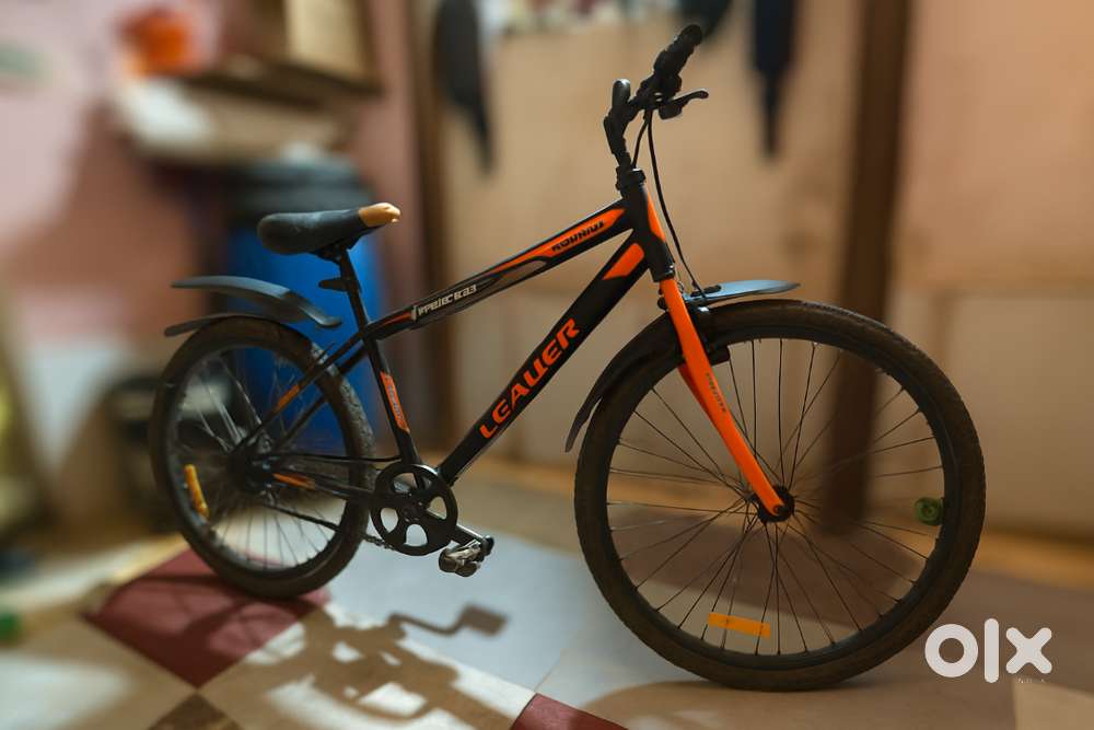 Leader Spyder 27.5T MTB Cycle/Bike Single Speed Matt Black/Orange