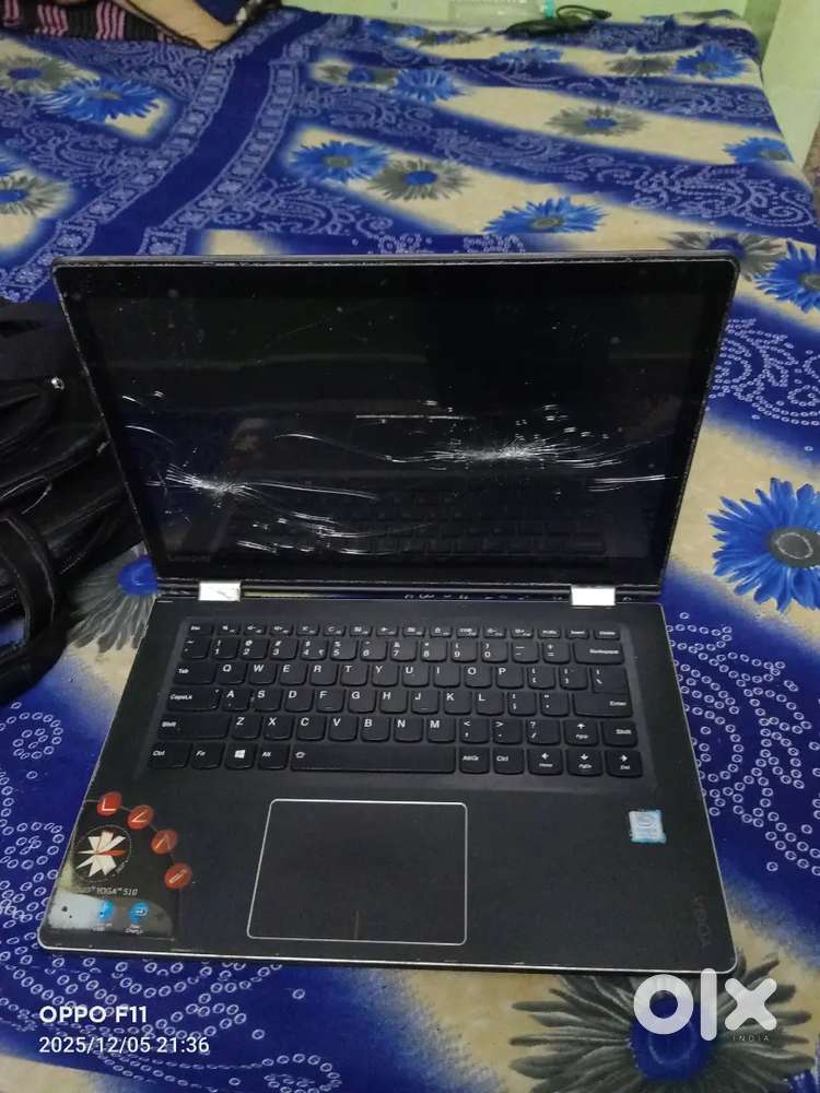 lenovo yoga 510-141kb  80vb i3 7th gen display broken mother battery