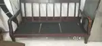 Wooden 3 seater sofa